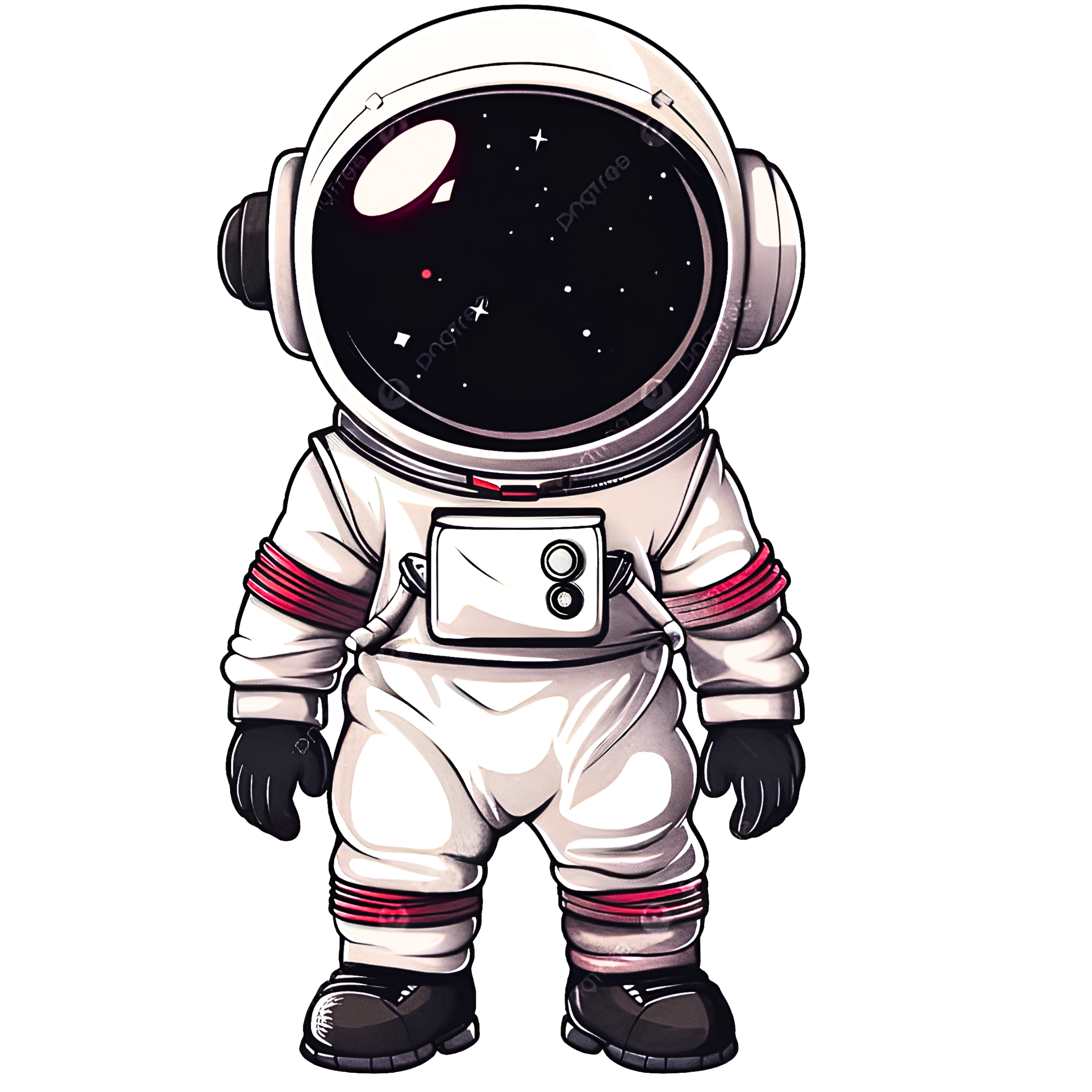 Team Titans astronaut mascot